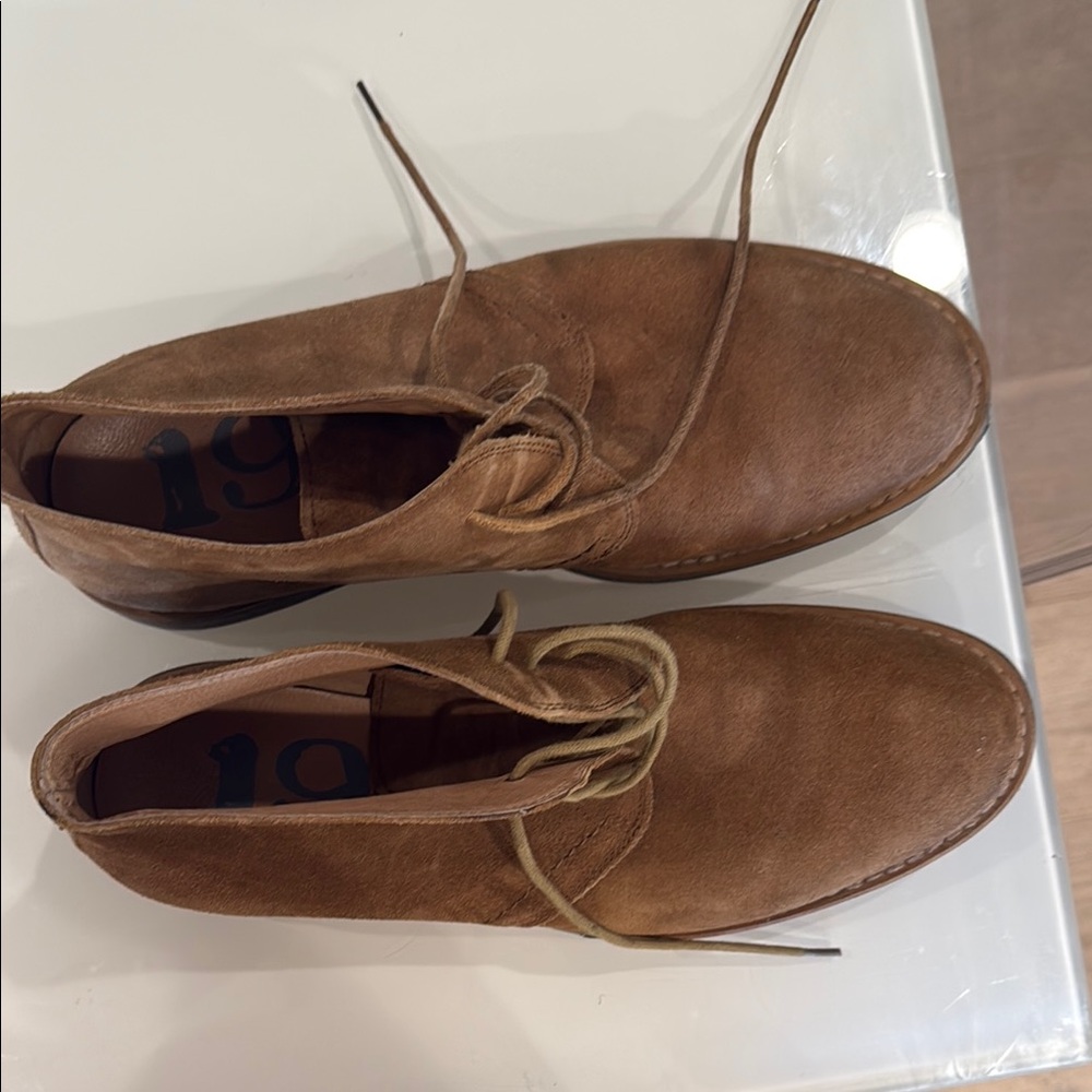 1901 Nordstroms Men's Brown Suede Lace-Up Boots 10m - Picture 2 of 7
